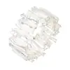 Pulsera Elástica Geométrica Exagerada de Esmalte de Venta Caliente Transfronteriza para Mujer, Pulsera Creativa Asimétrica de Aleación de Alta Gama
