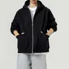 Nueva Sudadera Cardigan con Capucha para Hombre de Primavera y Otoño, Marca de Tendencia Estilo Americano, Cremallera Casual, Forro Polar, Chaqueta de Diseño Desestructurado