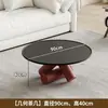 Design de mesa de centro geométrica minimalista, artístico e criativo, para salas de estar pequenas, uso doméstico, luxo leve, mesa de chá minimalista italiana de alta qualidade