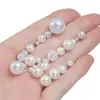 Perlas Artificiales de ABS Perforadas con Hilo Perlas Sueltas DIY Ropa Bolsas Accesorios Materiales Mayoreo Perlas Artificiales de 8 mm