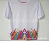 Suministro de camiseta deportiva multicolor de fábrica de secado rápido de cuello redondo, 135g delgada, con logotipo de transferencia térmica, cultura maratón