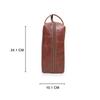 Bolsa de Cosméticos de Cuero Crazy Horse Vintage Bolsa de Tocador PU Kit Dopp de Viaje Bolsa de Baño de Viaje Bolsa de Artículos de Tocador de Gran Capacidad