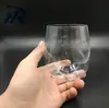 Copas de Vino de Plástico Sencillas, Copas de Vino de Pie Alto, Utensilios para Vino, Vasos de Whiskey Domésticos de Alta Calidad, Acero Inoxidable Estilo Europeo Retro de Lujo Ligero