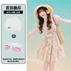 Traje de baño de una pieza floral suave y favorecedor para mujer, estilo verano, que disimula el abdomen, adelgazante, con mangas abullonadas, traje de baño tipo falda, traje de baño de una pieza con falda