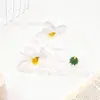 Flores de Lirio Simuladas de 9cm DIY Hechas a Mano Accesorios para el Cabello Horquilla Flor Ropa Decoración de Muebles Fondo de Pared de Flores para Boda Escenario