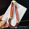 Nueva cuerda trenzada de dopamina a juego de colores para teléfono móvil, cordón trenzado, cuerda anti-pérdida para muñeca, llavero alto, venta al por mayor