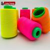Fábrica Venda por atacado 202 Poliéster Fluorescente Linha Cross-stitch Cortina 604 Máquina de costura Linha especial de couro Linha de bagagem Grande rolo