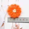Flores de Ganchillo Hechas a Mano, Accesorios de Flores de Hilo DIY, Flores de Hilo Hechas a Mano con Ganchillo de Mohair, Aretes de Flores de Ganchillo Hechos a Mano