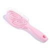 Pente Vazado Cor de Doce para Massagear a Cabeça, Pente Elástico para Alisar o Cabelo para Modelagem de Cabelos Lisos e Cacheados, Produto Transfronteiriço Mais Vendido