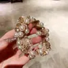 Goma para el pelo versátil transfronteriza para niñas, Cuerda para el pelo elegante estilo coreano, Pulsera de cristal colorida, Goma para el pelo de doble uso