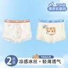 Ropa interior para niños de 10 a 15 años, calzoncillos bóxer tipo A de seda helada para bebé, estilo fino de verano para niños y bebés