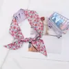 Fita Retrô Francesa Lenço de Seda Longo Estreito Faixa de Cabelo Gravata Rabo de Cavalo Fada Faixa Elegante para Cabeça Variedade de Lenços Venda por Atacado