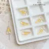 Vidrio checo doméstico vintage hortensia mariposa oso hojas hechas a mano trazado oro pulsera DIY material accesorios