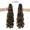 Peluca Cola de Caballo Postizo Pinza de Garra Cabello Largo Rizado Ondas Grandes Producto Transfronterizo en Stock Venta al por Mayor Cola de Caballo Rizada