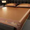 Juego de Cama de Tres Piezas de Esterilla de Ratán Indonesio Nuevo 2026