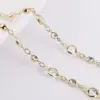 Pulsera de Cobre Puro con Pedrería de Alta Retención de Color, Borla, Hecha a Mano, Accesorios de Joyería DIY, Cadena de Cola, Cadena de Extensión, Material para Ropa