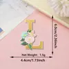 Patches de Tecido com Letras do Alfabeto Inglês 26 Letras, Venda Quente Transfronteiriça, Patches Bordados Autoadesivos para Decoração de Mala de Viagem, Patches de Letras