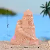 Playa playa paisaje acuático pecera acuario niños apilar escultura de arena castillo Mediterráneo resina manualidades adornos