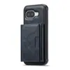 Funda de teléfono magnética dos en uno desmontable con tarjetero compatible con Google Pixel 10A, funda de cuero anticaídas para Google Pixel 9