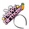 Cyber Celebrous Bolo Decorativo Chapéu Luminoso Fada Pequeno Príncipe Pequeno Bebê Feliz Aniversário Coroa Chapéu Luminoso com Luz