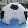 Venta Directa de Fábrica Tienda Inflable con Forma de Balón de Fútbol para Promoción al Aire Libre, Carpa Inflable Publicitaria para Eventos Móviles, Personalizable