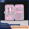 Nail Clippers terno doméstico de aço inoxidável colher de orelha cortadores de unhas manicure ferramentas pedicure cortadores de unhas 12 peças conjunto