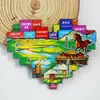 2026 Nuevo Modelo Imanes para Refrigerador de Monumentos de Ciudades Chinas Yunnan Shenyang Hong Kong Guangzhou Souvenirs Turísticos Culturales y Creativos