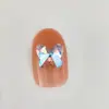 Arte de Uñas Grande, Mediano y Pequeño Mariposa de Cristal Fondo Puntiagudo Diamante Super Brillante Diamante para Uñas Diamante para Uñas Multicolor Joyería de Uñas Diamante de Mariposa Popular