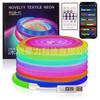 Fita de LED RGB Phantom 5V Transfronteiriça Trama Redonda 360 Luminosa Escama de Dragão Impermeável Flexível Fluxo Neon
