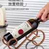 Estante para copas de vino tinto para el hogar, Gabinete para vinos, Estante para vino tinto, Adornos, Decoración para vino, Botellero invertido, Estante para vinos de lujo accesible moderno