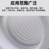 Politetrafluoroetileno (PTFE) Tuberías con Abrazaderas de Conexión Rápida en Ambos Extremos, 50.5, 64, 77.5 mm, Tuberías Corrugadas de PTFE con Brida, Resistentes a Ácidos y Álcalis