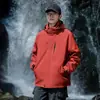 Chaqueta cortavientos e impermeable de dos piezas desmontable tres en uno estilo Pelliot para mujer y hombre, adecuada para esquí, ciclismo y montañismo