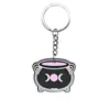 E-commerce Transfronteiriço Série Bruxa de Halloween Roxa Chaveiro de Borracha Macia Pvc Chaveiro Pingente de Bolsa Acessórios