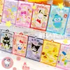 Personagem Sanrio Pequeno Cartão Pingente de Resina Acrílico Fofo Desenho Animado Anime Estilo Ins Acessórios Bolsa Chaveiro