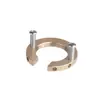 Accesorios para Grifo Fregadero de Cocina Lavabo Grifo de Agua Caliente y Fría Sujetadores de Grifo Cobre Acero Inoxidable Tuerca Antiaflojamiento Tapa de Fijación