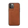 Para iPhone 13 capa de celular com porta-cartão Apple 12 suporte anti-queda ultrafina porta-cartão Huawei P50 capa de celular de couro