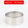 Molde para pan Saneng de tambor, círculo de mousse redondo de acero inoxidable, aro para tarta SN3476, molde para galletas, molde cortador, utensilios de horneado