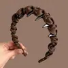 Elegante 2026 Novo Estilo Aro de Cabelo Não Apertado Acessório de Cabelo Estilo Coreano Faixa de Cabelo Maillard Presilha de Cabelo Versátil Vintage para Mulheres