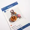 Estilo Ins Corrente para Celular com Contas de Pão Artificial Pingente para Bolsa de Câmera Chaveiro Capa de Celular Cordão