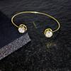 Pulsera sencilla retro de Joker con circonita super flash para mujer, diseño de lujo ligero y alta elegancia, sentido del diseño, pulsera diaria, joyería al por mayor