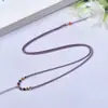 Suministro directo de fábrica Cuerda para collar de cera de abeja de jade cuerda para colgante tejida a mano cadena para suéter cuerda de turmalina venta al por mayor