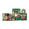 Caixas de Presente Personalizadas de Natal de Alta Qualidade, Embalagem de Biscoitos de Massa de Gema em Pequenos Lotes, Caixas de Presente de Feriado com Tampa Flip-Top