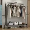 Perchero de pie para secar ropa Perchero plegable de interior para ropa Estante de almacenamiento para ropa de dormitorio del hogar Estante de almacenamiento Armario