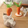 Rascador para Gatos con Forma de Zanahoria, Tabla Rascadora para Gatos de Sisal, Estructura para Trepar Gatos, Autodivertimento para Gatos, Suministros para Gatos Resistentes a Mordeduras, Juguetes para Gatos