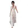 2026 Comercio Exterior Transfronterizo Estampado Floral Digital Camisola y Mono, Atuendo de Vacaciones de Moda y Versátil para Mujer