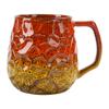 Taza de café de cerámica con cambio de horno, taza de gran capacidad para el hogar, taza de cerveza de cerámica cruda creativa de alto valor de color, taza de agua para pareja