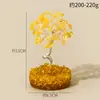 Árbol de Cristal Natural, Árbol de la Fortuna de Grava de Cristal, Árbol de la Vida, Árbol Curativo de Yoga, Decoración de Escritorio para Hogar y Oficina Venta al por Mayor