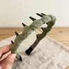 Peine de Dientes de Presión Alto Calavera Estilo Coreano Diadema de Lunares Retro Accesorio de Cabello de Moda Versátil para Mujer Diadema para Lavarse la Cara Accesorio de Cabello para Ropa Exterior Diadema