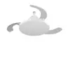 Nuevo Modelo Luz de Ventilador Invisible con Montaje de Tornillo para Hall, Luz de Ventilador de Techo LED para Cocina y Dormitorio, Luz de Ventilador Pequeña Silenciosa