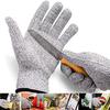 Guantes Resistentes al Corte Nivel 5 Hppe de Grado Alimenticio para Cocina y Carnicería con Recubrimiento de Goma, Guantes Resistentes a Pinchazos y Cortes
